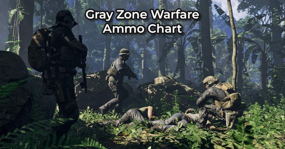 Gray Zone Warfare Ammo Chart